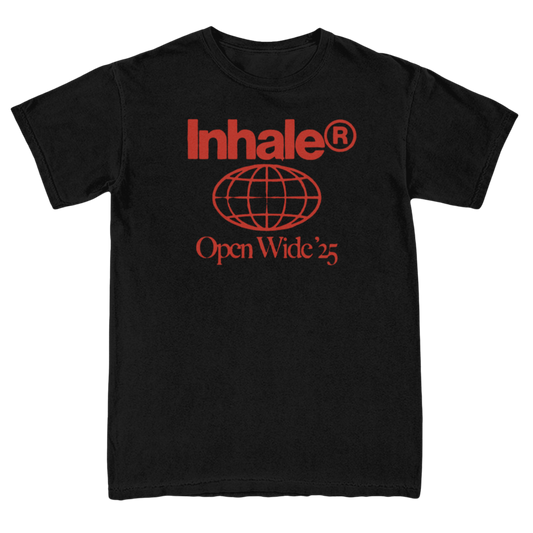 Open Wide '25 Tour Tee - Black