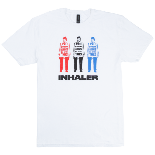 White Tricolor Sign Tee